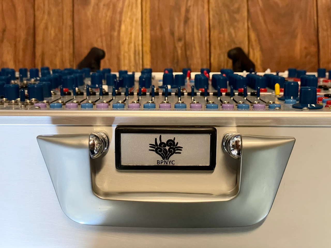 Buchla Tiptop 200t series with BPNYC ZERO Halliburton Eurorack Modular Travel Case NOS SILVER 122hp 9U